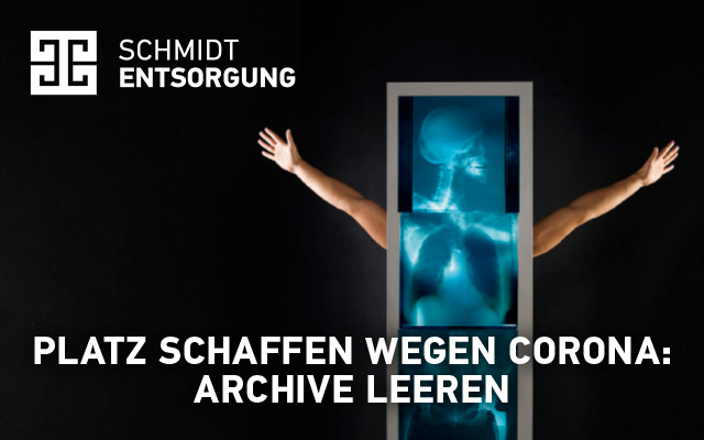 Platz schaffen wegen Corona: Archive leeren