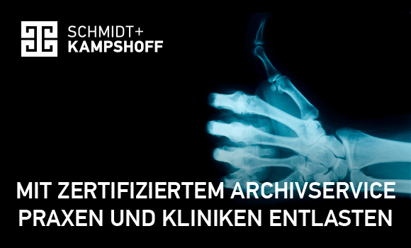 Mit zertifiziertem Archivservice Praxen und Kliniken entlasten